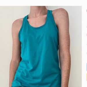 Nike Tank Top Dri-fit Loose Fit Teal